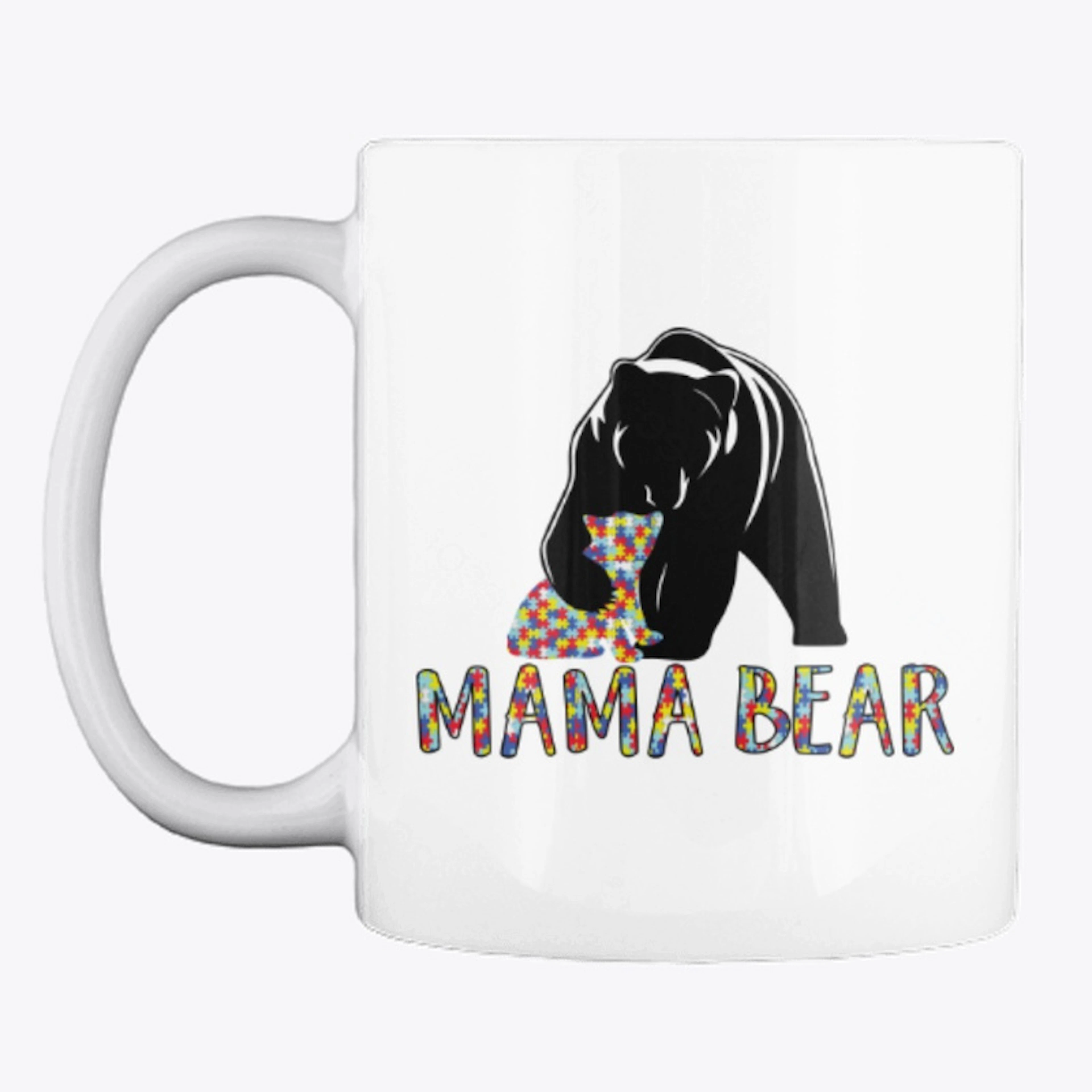 Autism Mama Bear Coffee Mug