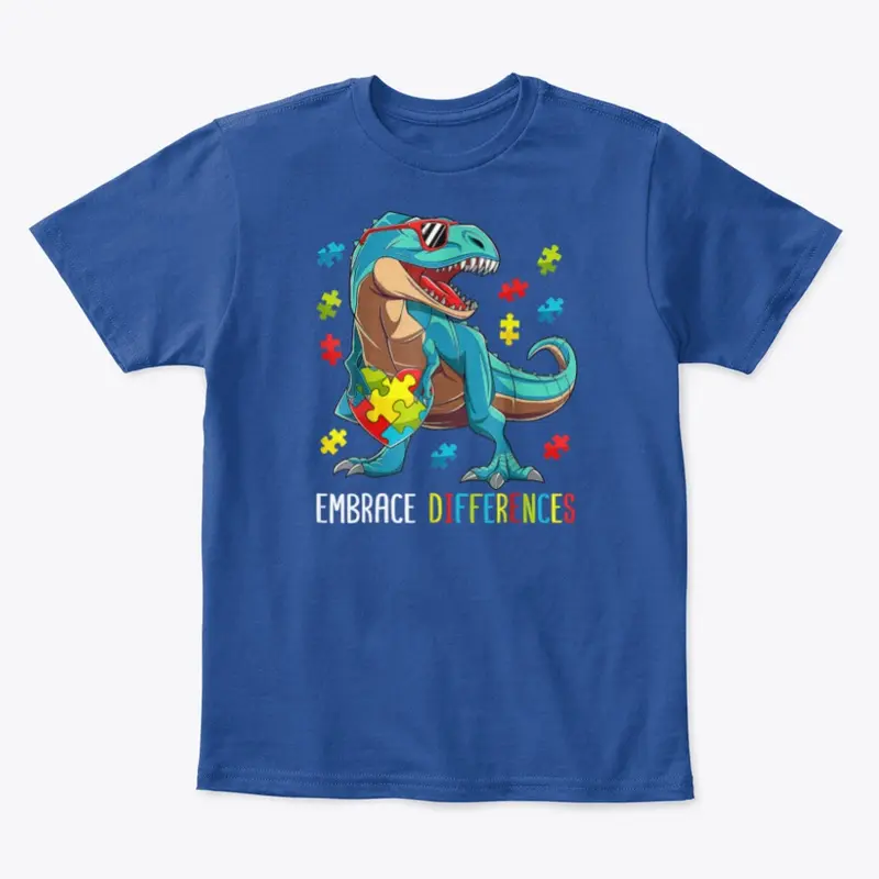 Autism Dinosaur T Shirt